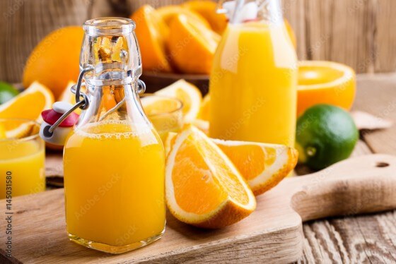 Frisch gepresster Orangensaft