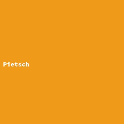 Manufacturer: Pietsch