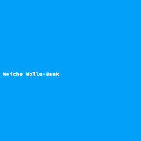 Weiche Wolle-Bank