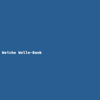 Weiche Wolle-Bank