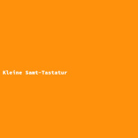 Kleine Samt-Tastatur