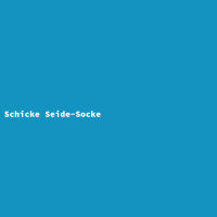 Schicke Seide-Socke