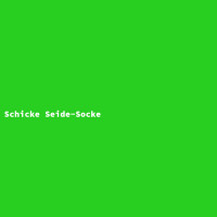 Schicke Seide-Socke
