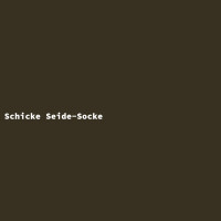 Schicke Seide-Socke