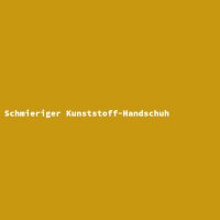 Schmieriger Kunststoff-Handschuh