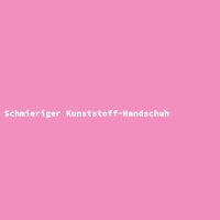 Schmieriger Kunststoff-Handschuh