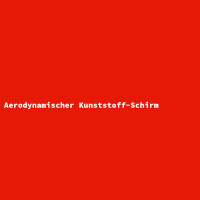 Aerodynamischer Kunststoff-Schirm