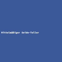 Mittelmäßiger Seide-Teller