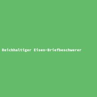 Reichhaltiger Eisen-Briefbeschwerer