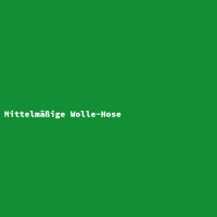 Mittelmäßige Wolle-Hose