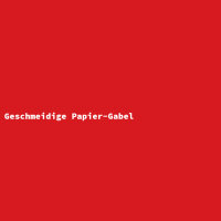 Geschmeidige Papier-Gabel