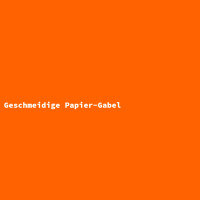 Geschmeidige Papier-Gabel