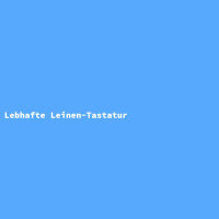 Lebhafte Leinen-Tastatur