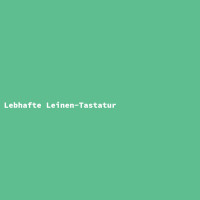 Lebhafte Leinen-Tastatur