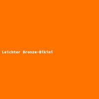 Leichter Bronze-Bikini