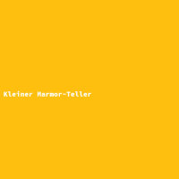 Kleiner Marmor-Teller