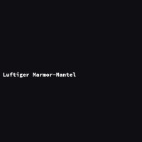 Luftiger Marmor-Mantel