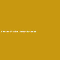 Fantastische Samt-Rutsche