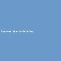 Enormes Granit-Telefon
