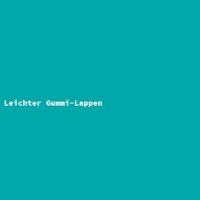 Leichter Gummi-Lappen