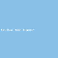 Günstiger Gummi-Computer
