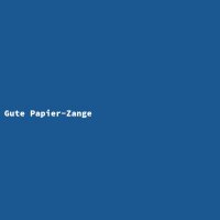 Gute Papier-Zange