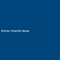 Kleine Plastik-Socke