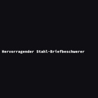 Hervorragender Stahl-Briefbeschwerer