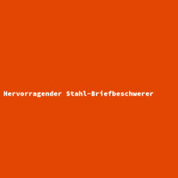 Hervorragender Stahl-Briefbeschwerer