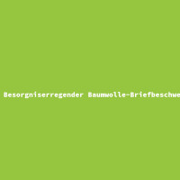 Besorgniserregender Baumwolle-Briefbeschwerer