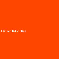 Kleiner Beton-Ring